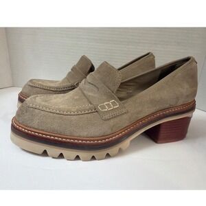 Bernardo Selma Suede Heels Brown Size 7 M Womens